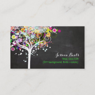 Carte De Visite PixDezines Grunge Tree/tableau de bord
