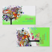 Carte De Visite PixDezines Grunge Tree Trimmers ♥ ♥ ♥ (Devant / Derrière)