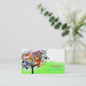 Carte De Visite PixDezines Grunge Tree Trimmers ♥ ♥ ♥ (Debout devant)