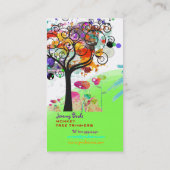 Carte De Visite PixDezines Grunge Tree Trimmers ♥ ♥ ♥ (Dos)