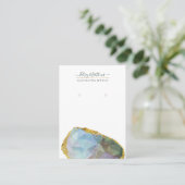 Carte De Visite PixDezines H2 Quartz Crystal Ombre bleu violet (Debout devant)