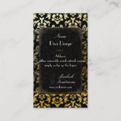 Carte De Visite PixDezines Haute Coutour Damask/do-it-yourself arr (Dos)