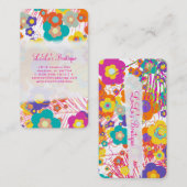 Carte De Visite PixDezines Hawaii Mod Daisies (Devant / Derrière)