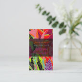 Carte De Visite PixDezines Hawaiian Jungle 3 - arrière - plan pers (Debout devant)