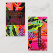 Carte De Visite PixDezines Hawaiian Jungle 3 - arrière - plan pers (Devant / Derrière)