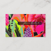 Carte De Visite PixDezines Hawaiian Jungle 3 - arrière - plan pers (Dos)