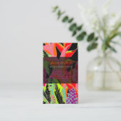 Carte De Visite PixDezines Hawaiian Jungle 3 - arrière - plan pers (Debout devant)