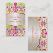 Carte De Visite PixDezines isabella damask/multi-color (Devant / Derrière)