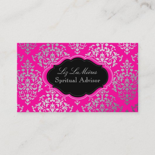 Carte De Visite PixDezines Josephine Damask/do-it-yourself arrière (Devant)