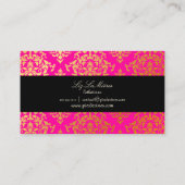 Carte De Visite PixDezines Joséphine Damask/DO-IT-YOURSELF couleur (Dos)