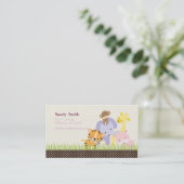 Carte De Visite PixDezines Jungle of Fun Daycare (Debout devant)