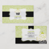Carte De Visite PixDezines Keylime cupcake/pâtisserie (Devant / Derrière)
