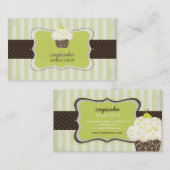 Carte De Visite PixDezines Keylime cupcake/pâtisserie (Devant / Derrière)
