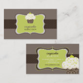 Carte De Visite PixDezines Keylime cupcake/pâtisserie (Devant / Derrière)