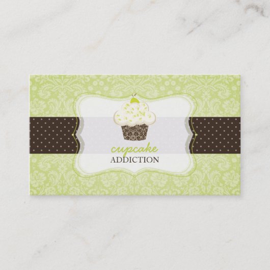 Carte De Visite PixDezines Keylime cupcake/pâtisserie (Devant)