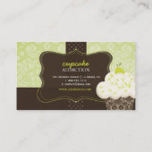 Carte De Visite PixDezines Keylime Sponge cupcake/pâtisserie (Dos)