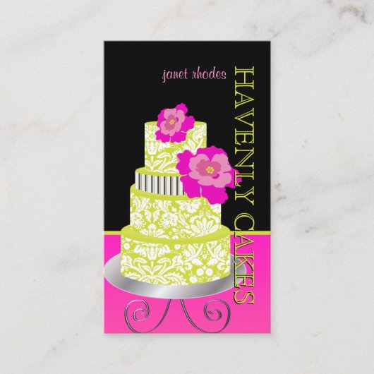 Carte De Visite PixDezines Keylime Sponge Gâteau/pâtisserie (Devant)