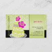 Carte De Visite PixDezines Keylime Sponge Gâteau/pâtisserie (Dos)