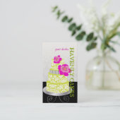 Carte De Visite PixDezines Keylime Sponge Gâteau/pâtisserie (Debout devant)