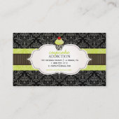 Carte De Visite PixDezines keylime swils cupcake/pinstripes/DO-IT- (Dos)