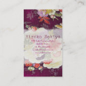 Carte De Visite PixDezines kimono/faux chirimen/orléandres (Dos)