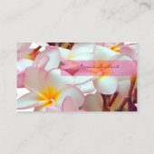 Carte De Visite PixDezines KONA PINK PLUMERIAS (Dos)