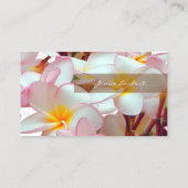 Carte De Visite PixDezines kona plumeria rose (Dos)