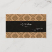 Carte De Visite PixDezines la paloma Damask/do-it-yourself arrière (Dos)