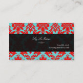 Carte De Visite PixDezines la paloma Damask/DO-IT-YOURSELF arrière (Dos)