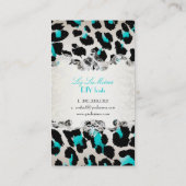 Carte De Visite PixDezines léopard/champagne (Dos)