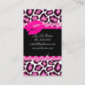 Carte De Visite PixDezines lèvres chaudes+jaguar sassy (Dos)