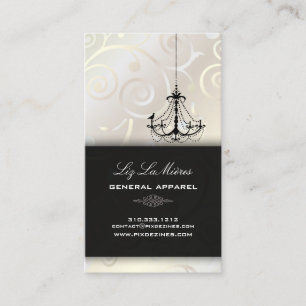 Carte De Visite PixDezines Lustre gâteaux de mariage spirales/blan