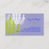 Carte De Visite PixDezines lustre vert peridot/do-it-yourself coul (Dos)