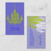 Carte De Visite PixDezines lustre vert peridot/do-it-yourself coul (Devant / Derrière)