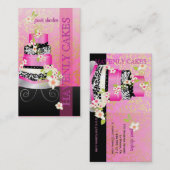 Carte De Visite PixDezines mariage gâteau/boulangerie/do-it-yourse (Devant / Derrière)