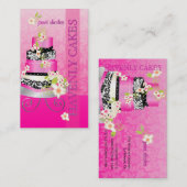 Carte De Visite PixDezines mariage gâteau/boulangerie/do-it-yourse (Devant / Derrière)