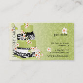 Carte De Visite PixDezines mariage thé vert gâteau/do-it-yourself (Dos)