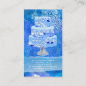 Carte De Visite PixDezines mariages gâteaux/aquarelle affecte (Dos)