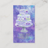 Carte De Visite PixDezines mariages gâteaux/aquarelle affecte (Dos)