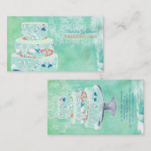 Carte De Visite PixDezines mariages gâteaux/aquarelle affecte (Devant / Derrière)
