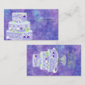 Carte De Visite PixDezines mariages gâteaux/aquarelle affecte (Devant / Derrière)