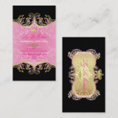 Carte De Visite PixDezines Marie Antoinette sur Pique Damask (Devant / Derrière)