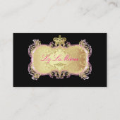 Carte De Visite PixDezines Marie Antoinette sur Pique Damask (Dos)