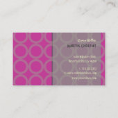 Carte De Visite PixDezines Mod Rings {arrière - plan personnalisab (Dos)