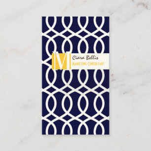 Carte De Visite PixDezines monaco trellis/do-it-yourself couleurs