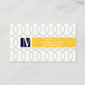 Carte De Visite PixDezines monaco trellis/do-it-yourself couleurs  (Dos)