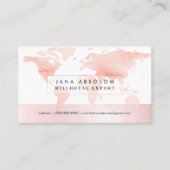Carte De Visite PixDezines - mondial blush h2 world map (Devant)