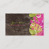 Carte De Visite PixDezines monstera couleurs feuilles/do-it-yourse (Dos)