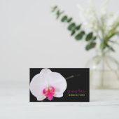 Carte De Visite PixDezines orchidée/do-it-yourself couleur arrière (Debout devant)