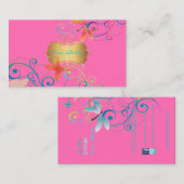 Carte De Visite PixDezines Papillons Papillons Arc-en-ciel (Devant / Derrière)